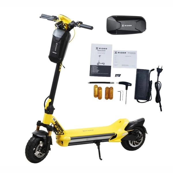XRIDER MX10 Max, Aplikacja, KERS, 1400W PEAK, bateria DMEGC 18Ah z aktywnym balanserem