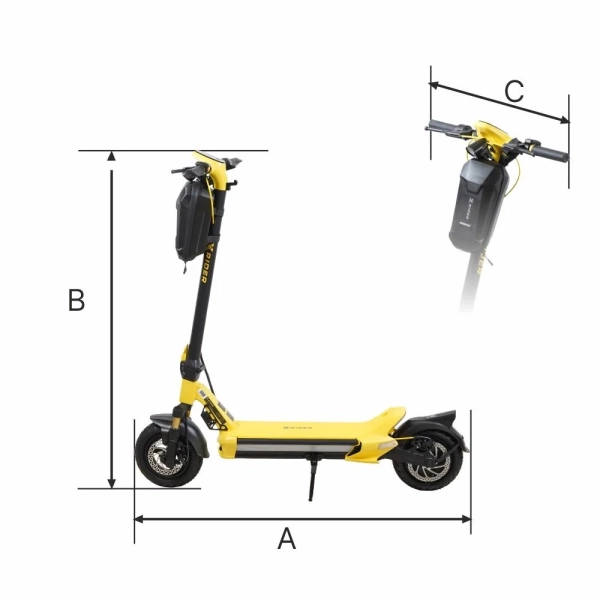 XRIDER MX10 Max, Aplikacja, KERS, 1400W PEAK, bateria DMEGC 18Ah z aktywnym balanserem