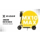 XRIDER MX10 Max, Aplikacja, KERS, 1400W PEAK, bateria DMEGC 18Ah z aktywnym balanserem