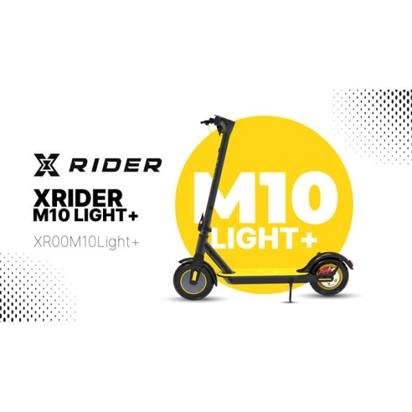 Hulajnoga elektryczna XRIDER M10 Light+, Aplikacja, KERS, 700W PEAK, bateria EVE z aktywnym balanserem