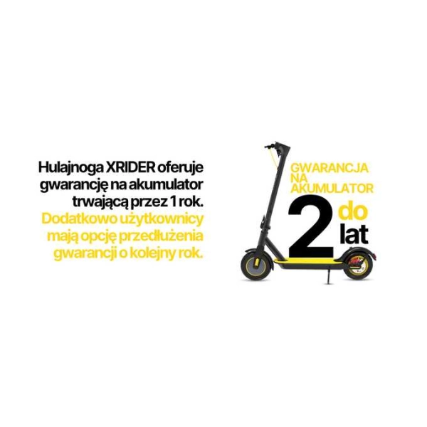 Hulajnoga elektryczna XRIDER M10 Light+, Aplikacja, KERS, 700W PEAK, bateria EVE z aktywnym balanserem